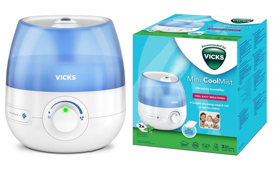 Nawilżacz ultradźwiękowy VICKS Mini Cool Mist VUL525E4 Vicks