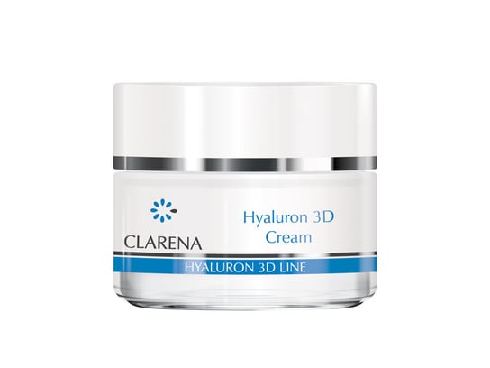 Nawilżający krem z 3 rodzajami kwasu hialuronowego Hyaluron 3D Cream Clarena