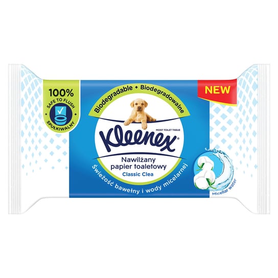 Nawilżany papier toaletowy KLEENEX Classic 42 szt. Kimberly-Clark