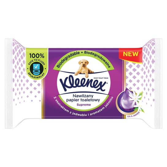 Nawilżany papier toaletowy KLEENEX Supreme 38 szt. Kimberly-Clark