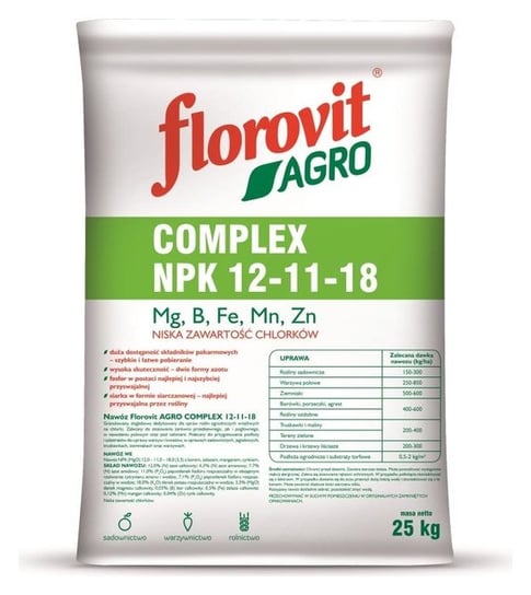 Nawóz Agro Complex FLOROVIT, 25 kg Inco