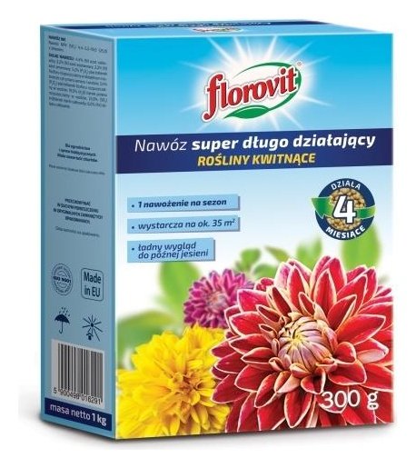 Nawóz dla roślin kwitnących FLOROVIT, 300 g Inco