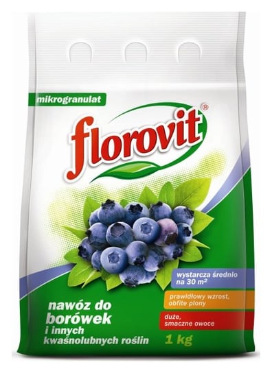 Nawóz do borówek i innych kwaśnolubnych FLOROVIT, 1 kg Inco