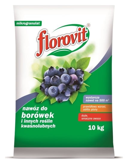 Nawóz do borówek i innych kwaśnolubnych FLOROVIT, 10 kg INCO
