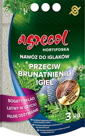 Nawóz do iglaków przeciw brązowieniu igieł AGRECOL Hortifoska 3KG Agrecol