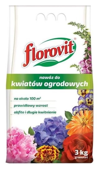 Nawóz do kwiatów ogrodowych FLOROVIT, 3 kg Inco