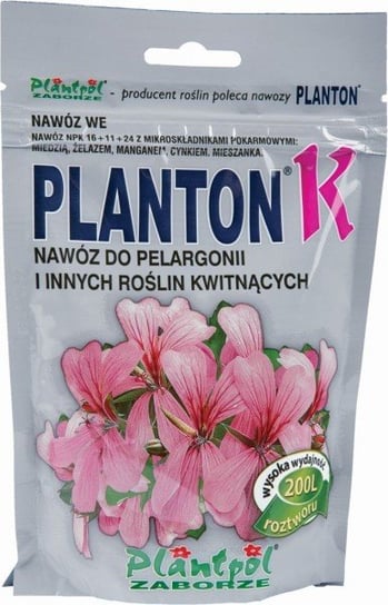 Nawóz do Pelargonii PLANTON K 200g Plantpol