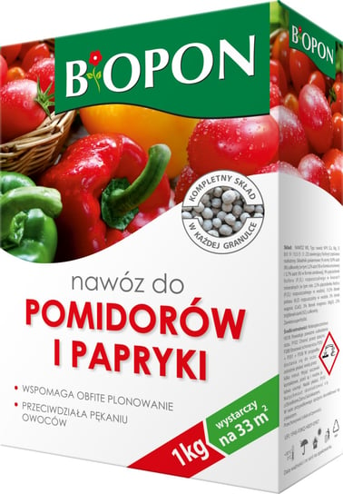 Nawóz do pomidorów i papryki BIOPON 1KG Biopon