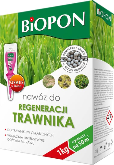 Nawóz Do Regeneracji Trawnika 1kg Biopon Biopon