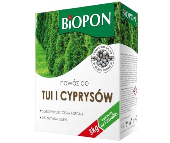 Nawóz Do Tui I Cyprysów 3kg Biopon Biopon