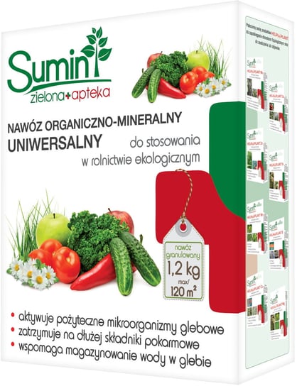 Nawóz Do Warzyw Organiczny - Granulowany 1,2 kg SUMIN