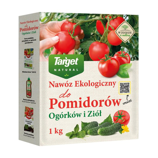 Nawóz ekologiczny do pomidorów ogórków i ziół 1 kg Target