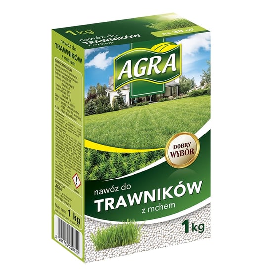 Nawóz Granulat Do Trawników Z Mchem 1 Kg 1 Szt. AGRA