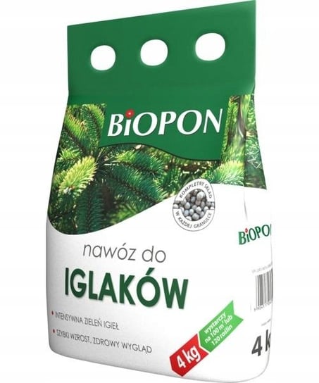 Nawóz granulowany do iglaków Biopon 4 kg Biopon