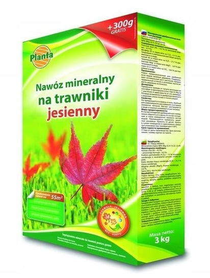 Nawóz Mineralny Do Trawników Jesienny 3,3 Kg Planta
