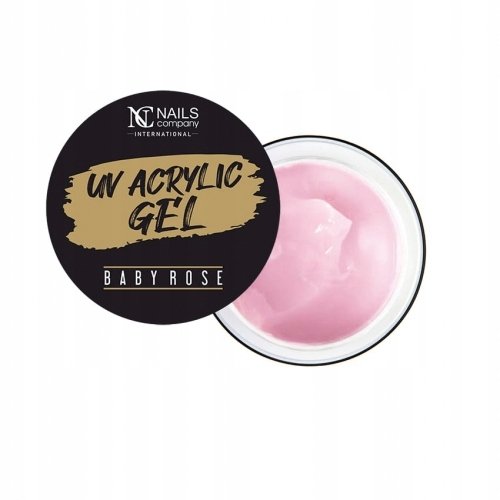 NC Nails, Akrylożel UV Acrylic Gel Baby Rose, 50 g NC Nails