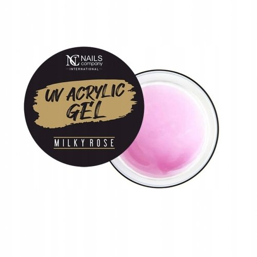 NC Nails, Akrylożel UV Acrylic Gel Milky Rose, 15 g NC Nails
