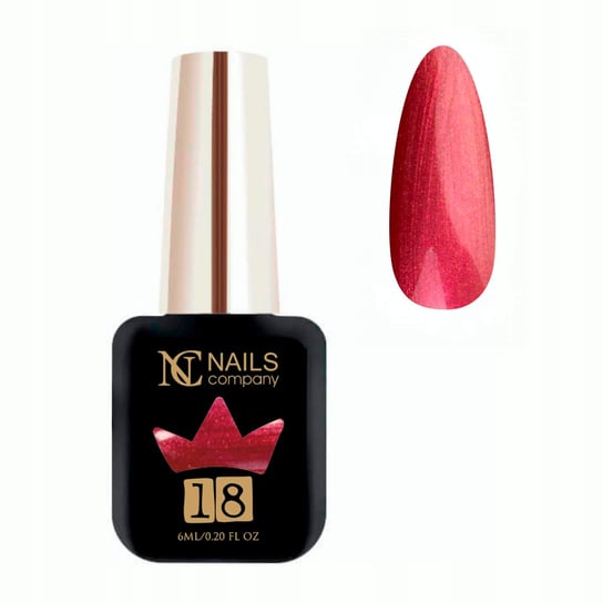 NC Nails, Lakier hybrydowy 18, 6 ml NC Nails