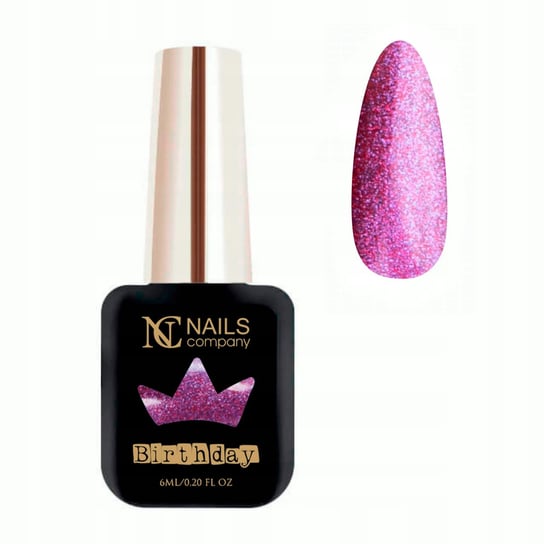 NC Nails, Lakier hybrydowy Birthday, 6 ml NC Nails