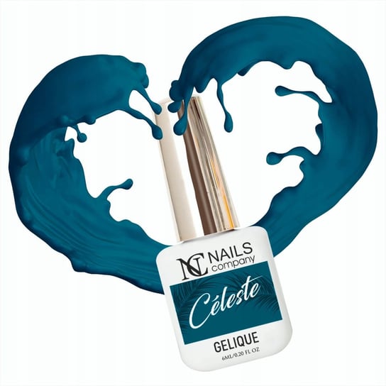 NC Nails, Lakier hybrydowy Celeste, 6 ml NC Nails