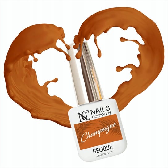 NC Nails, Lakier hybrydowy Champagne, 6 ml NC Nails
