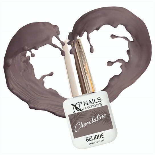 NC Nails, Lakier hybrydowy Chocolatine, 6 ml NC Nails