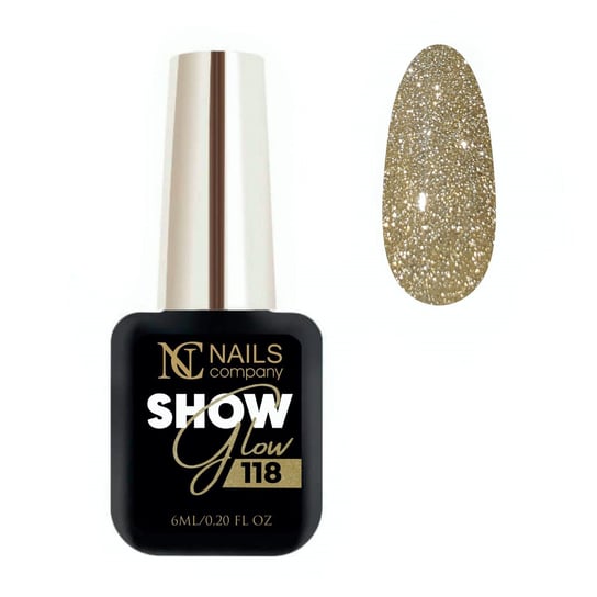 NC Nails, Lakier hybrydowy Show Glow 118, 6 ml NC Nails