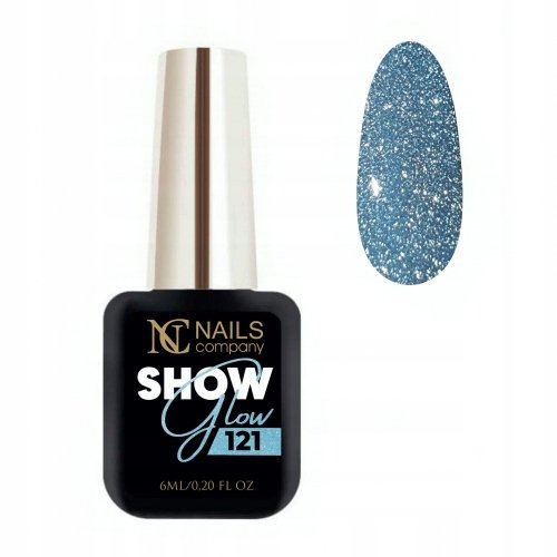 NC Nails, Lakier hybrydowy Show Glow 121, 6 ml NC Nails