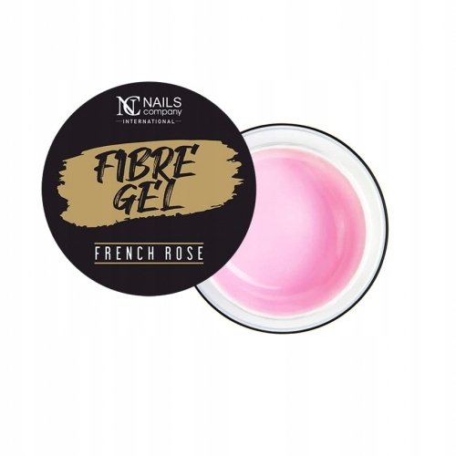 NC Nails, Żel budujący Fibre Gel French Rose, 50 g NC Nails