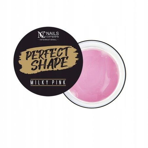 NC Nails, Żel budujący Perfect Shape Milky Pink, 15 g NC Nails