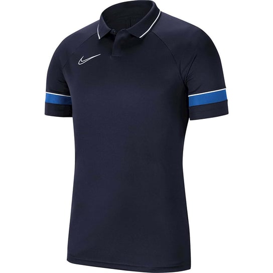 Nd05_K13308-M Cw6106 453 Koszulka Dla Dzieci Nike Dri-Fit Academy 21 Polo Ss Granatowa Cw6106 453 R.M Academy