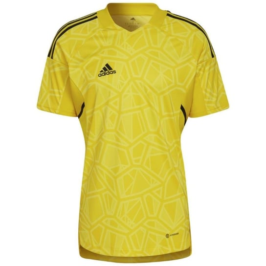 ND05_K14055-M HF0138 Koszulka męska adidas Condivo 22 Goalkeeper Jersey Short Sleeve żółta HF0138 r.M Inna marka