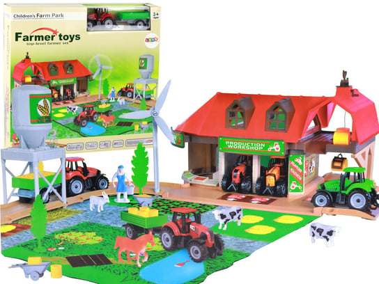 ND24_13609 Zestaw Farma Toys Traktor Dzieci 5905515359481 Lean Toys