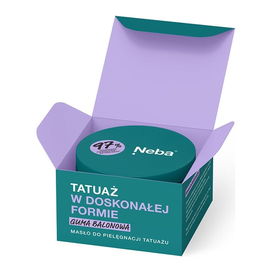 Neba, Masło do tatuażu, Guma Balonowa, 100 ml Neba