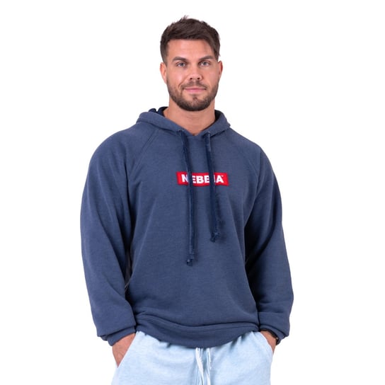 Nebbia, Bluza sportowa męska, Red Label 149, niebieski, rozmiar XL Nebbia