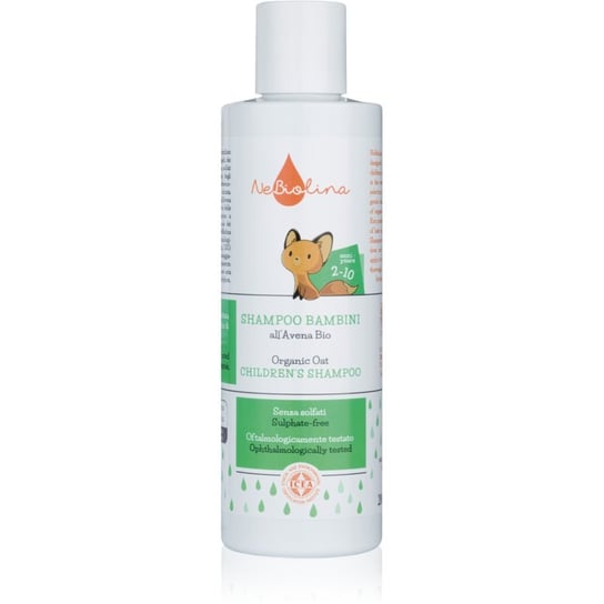 NeBiolina Children Organic Oat Shampoo delikatny szampon do codziennego użytku dla dzieci 2-10 y 200 ml Inna marka