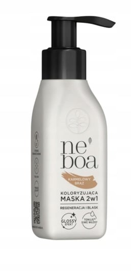 NEBOA Maska koloryzująca do włosów 2w1 Karmelowy Brąz 100ml Neboa