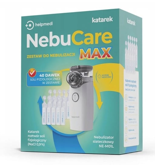 Nebucare Max Zestaw Do Nebulizacji Inhalacja Helpmedi