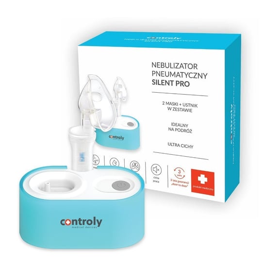Nebulizator, dla dzieci i dorosłych  CONTROLY Silent Pro CONTROLY