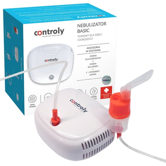 Nebulizator tłokowy, dla dzieci i dorosłych  CONTROLY Basic CONTROLY