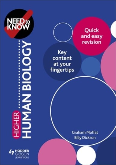 Need to Know: Higher Human Biology Graham Moffat, Billy Dickson