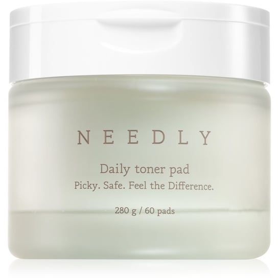 NEEDLY Daily Toner Pad złuszczające płatki do twarzy do cery tłustej i problematycznej 60 szt. NEEDLY