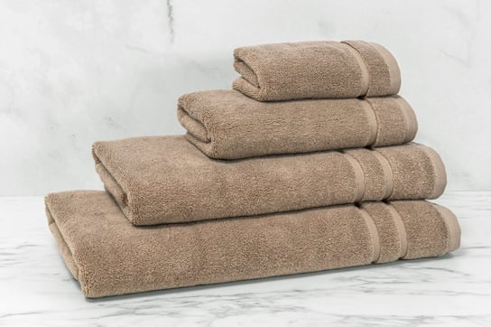 Nefretete Egyptian Cotton -  Supreme 800gsm Giza 95 - Walnut, Komplet 4 sztuk Nefretete
