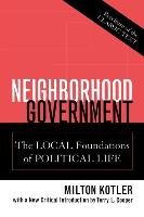 Neighborhood Government Cooper Terry L., Kotler Milton