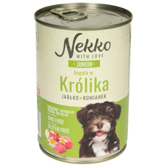 Nekko Junior Królik Jabłko Rumianek 400G Nekko