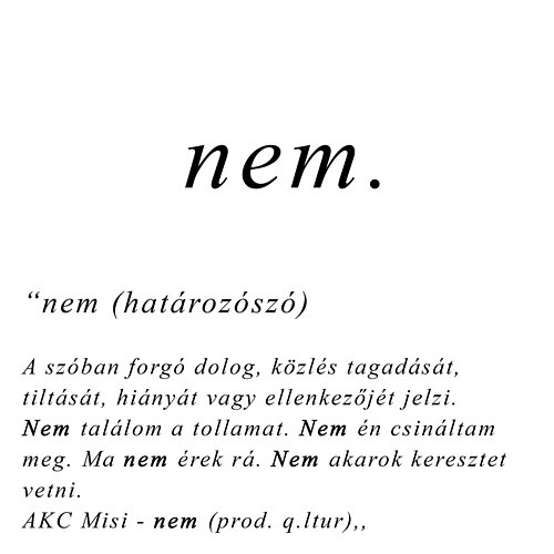 Nem AKC Misi