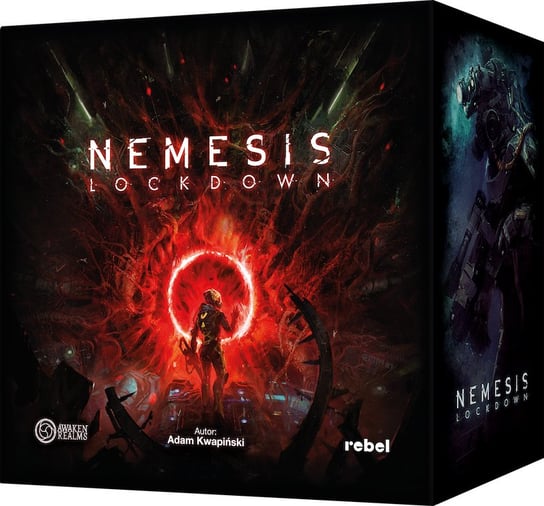 Nemesis Lockdown, edycja polska gra planszowa Rebel Rebel