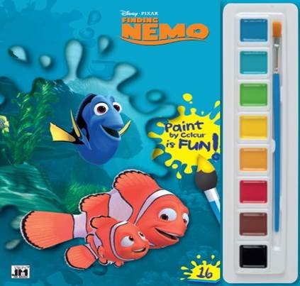 Nemo. Disney. Książki z farbkami Opracowanie zbiorowe