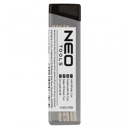 NEO Grafit hb biały (do 13-810,13-815), 5 szt 13-820 Neo Tools