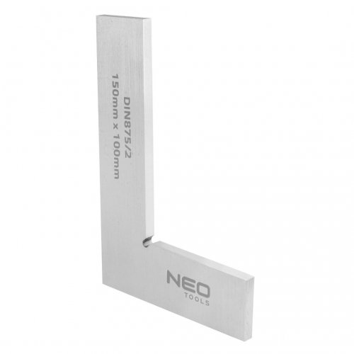 NEO Kątownik płaski, DIN875/2, 150x100mm 72-022 Neo Tools